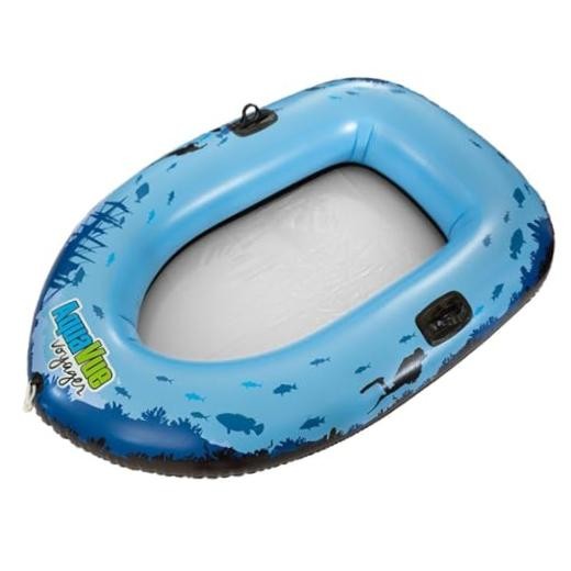 Aquavue Voyager Clear Bottom Inflatable Raft – Transparent Bottom Float for