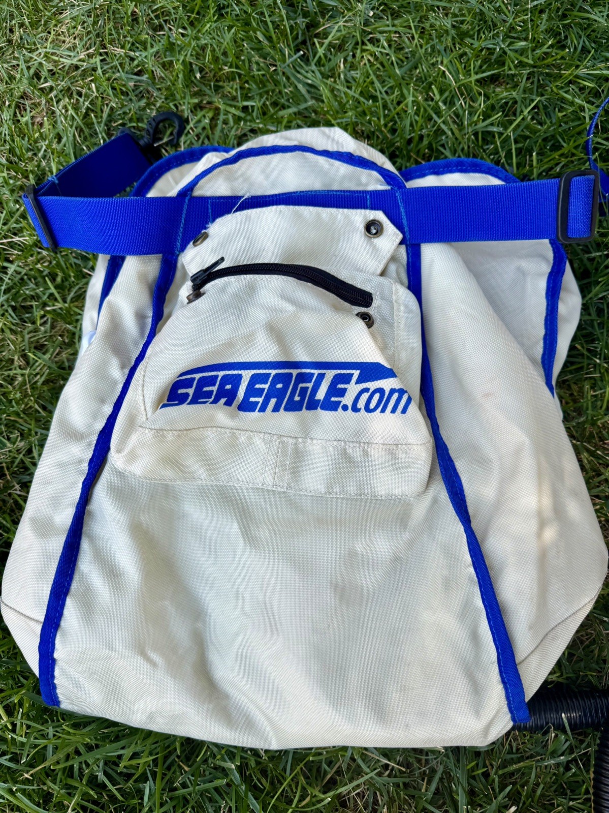 Sea Eagle Deluxe Inflatable Seats (2) w/Pump, Deck Bag, Skeg & Patch kit
