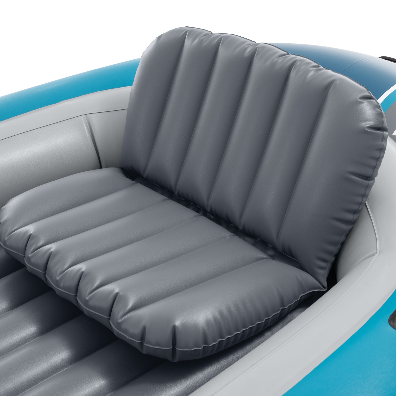 INTEX 66324EP Excursion 4 Inflatable Boat Set with 54″ Oars, Pump, & Rod Holders