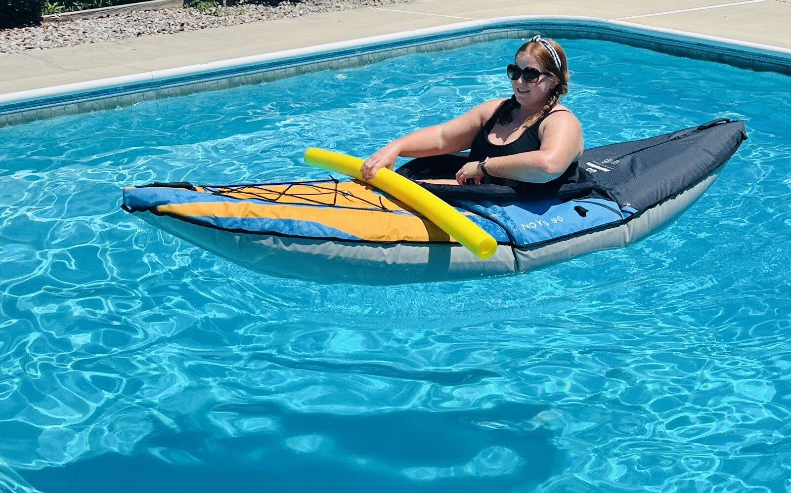 Noyo 90 Inflatable Kayak – 1 Person Touring Kayak – Weighs Just 21 Pounds!