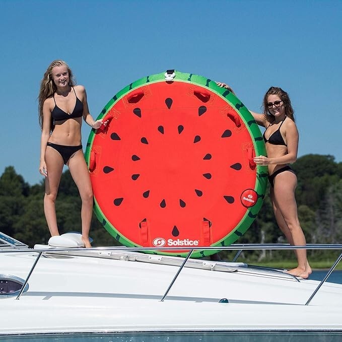 Lay-On Watermelon Island Towable Inflatable for 1-2 Riders