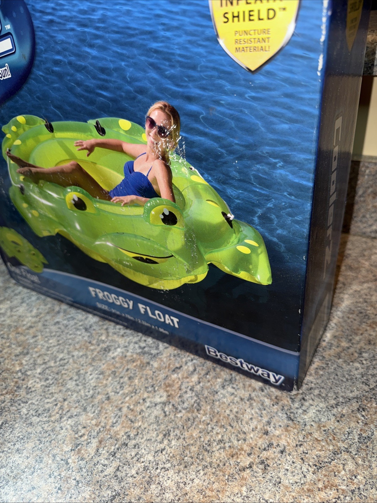Bestway Cooler Z Froggy Float 91” X 78” Large Float Puncture Resistant