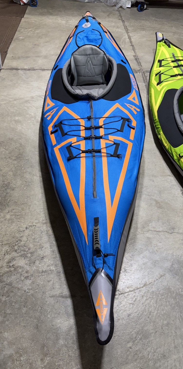 Advanced Elements AE1009 XE AdvancedFrame 13 ft. Inflatable Kayak – Blue/Orange