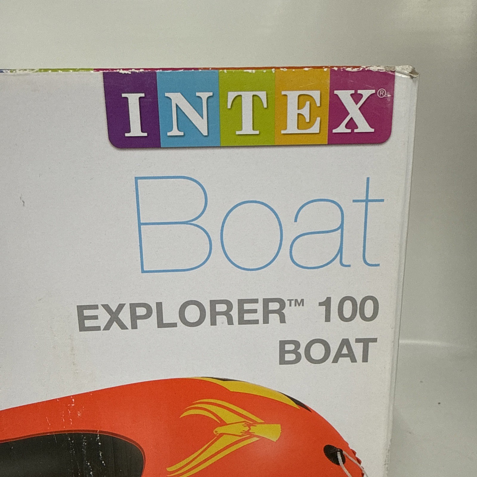 Intex – 58″ x 33″ – Explorer 100 Inflatable Swimming Pool Boat Float – NEW