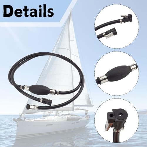 Boat Marine 3/8 10MM 7.5 FT 5008609 Fuel Hose Line 3/8″ 10MM fuel line kit