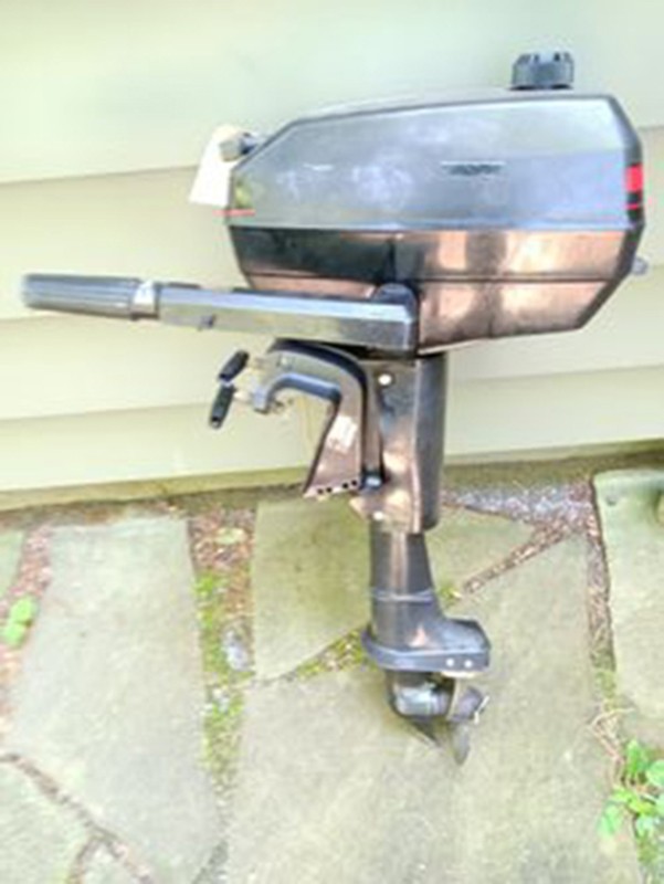 Achilles inflatable dinghy boat with 3HP Johnson Outboard