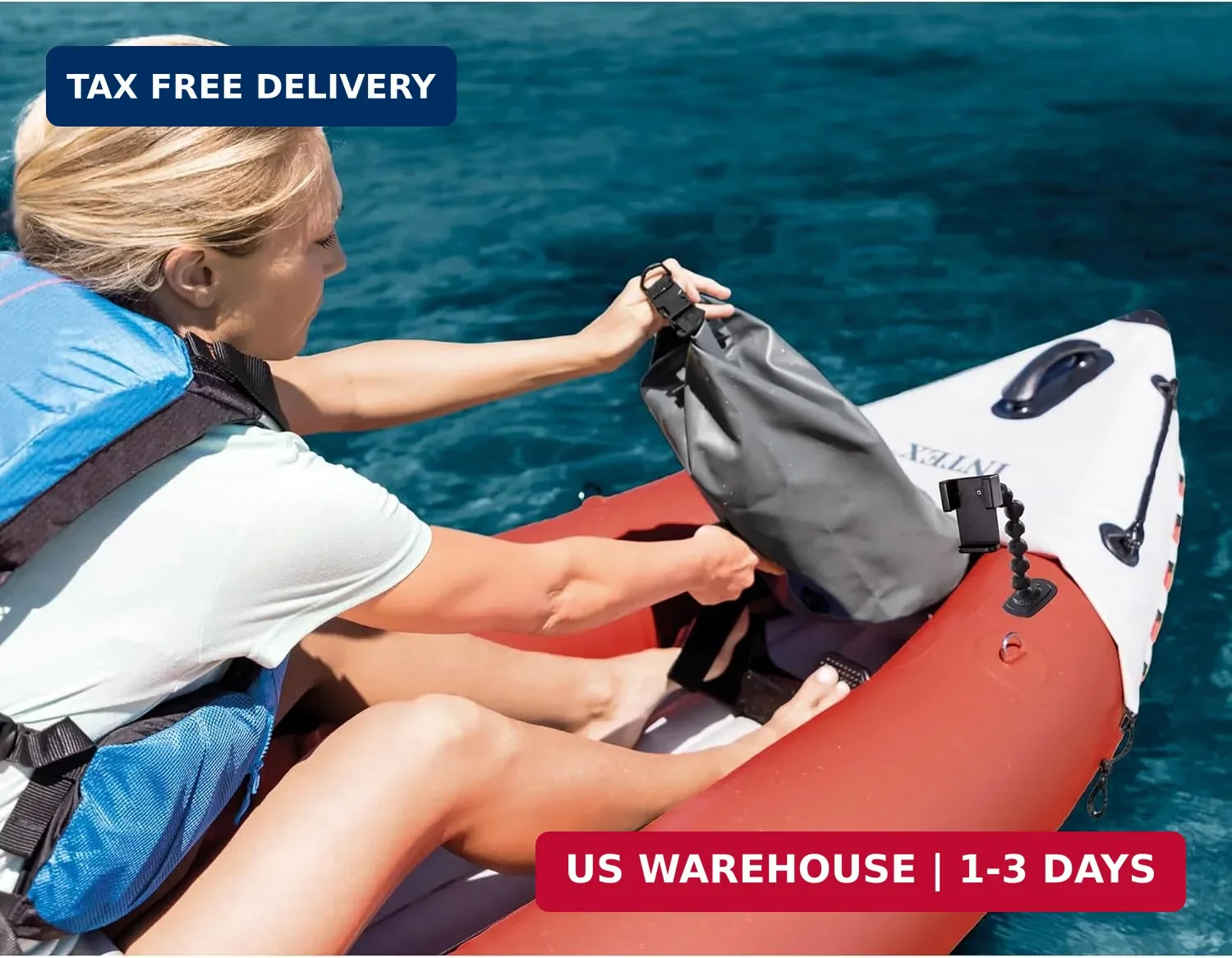 68309EP Excursion Pro K2 Inflatable Kayak Set: Includes Deluxe 86in Kayak