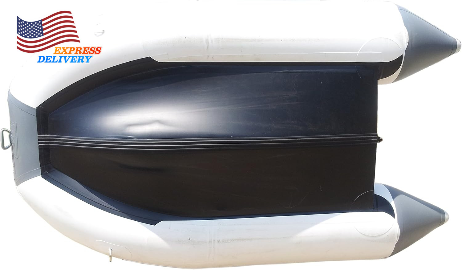 8Ft Dana Inflatable Sport Tender Dinghy Boat 3 Person 10 Horsepower White/Gray