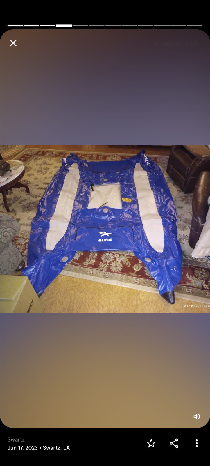 Paid over $2,300 new, it’s a blast on White water or just floating