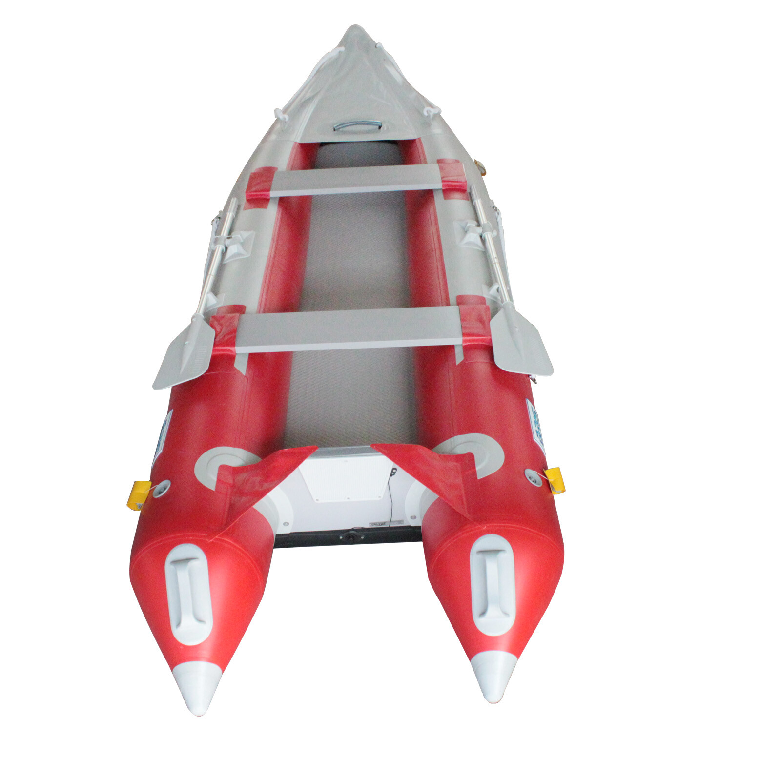 BRIS 12ft Inflatable Kayak Fishing Tender Inflatable Canoe Boat With Air Floor