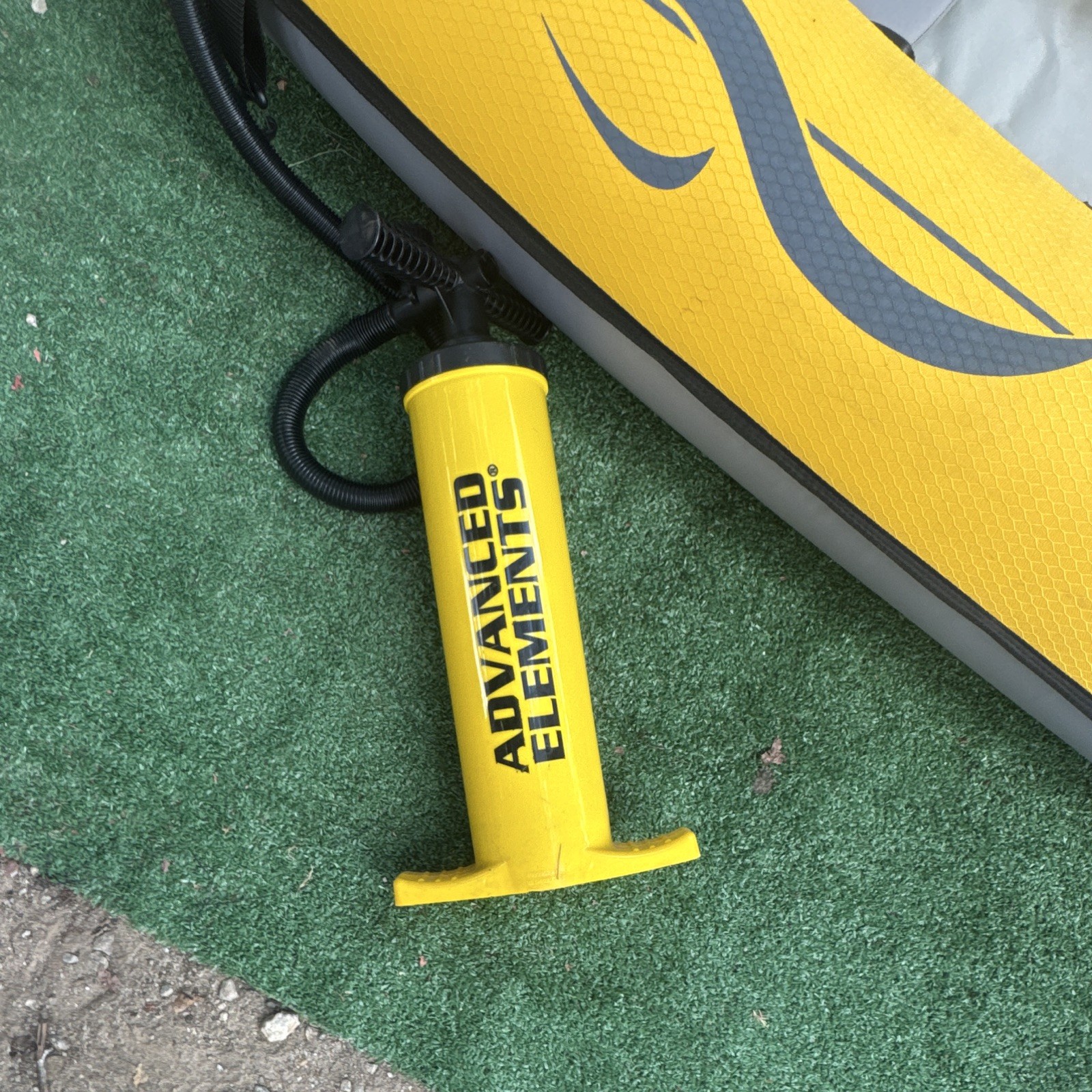 Advanced Elements Island Voyage 2 Inflatable Kayak Yellow/Gray AE3032-Y