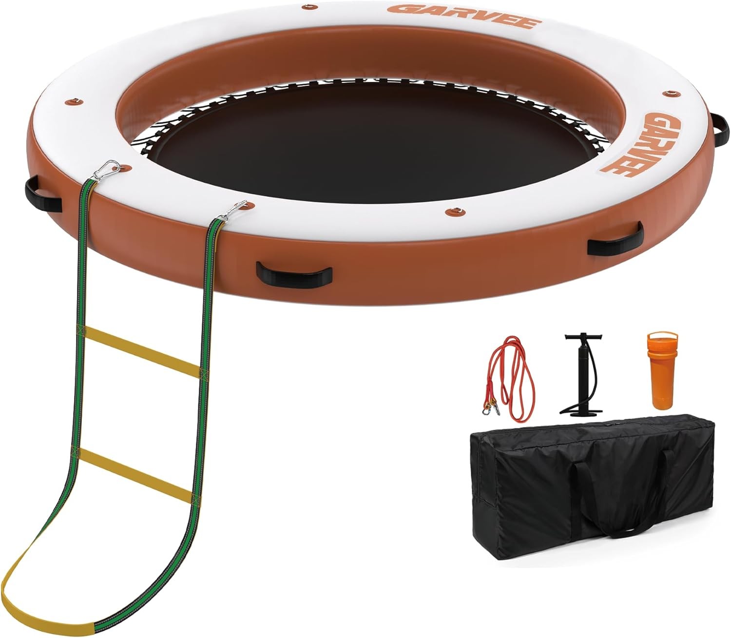 10FT/8FTInflatable Floating Dock Inflatable Dock Floating Platform & Mesh Pool