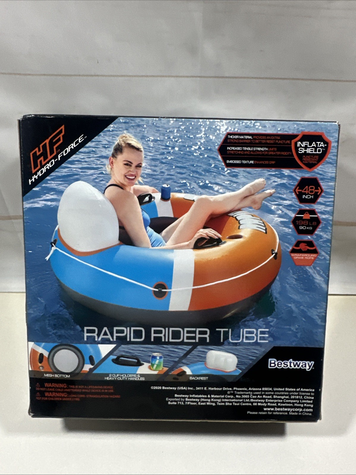 Bestway BUC-EE’s Hydro-Force Rapid Rider Tube Red, White and Blue 53″ BRAND NEW