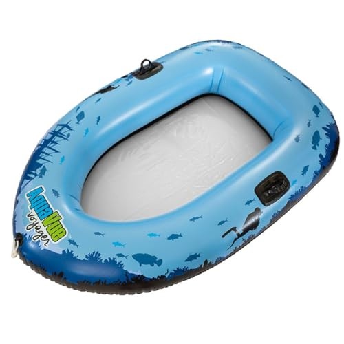Aquavue Voyager Clear Bottom Inflatable Raft – Transparent Bottom Float for