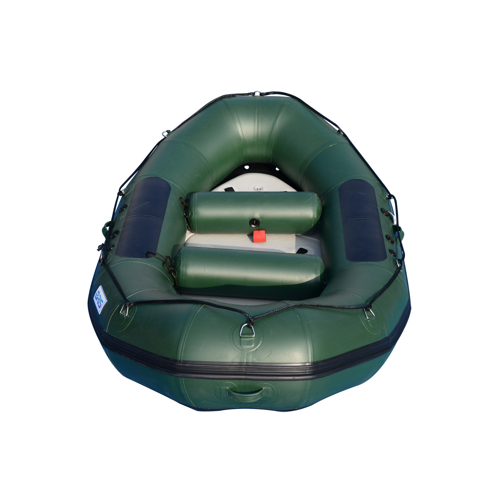 BRIS 9.8ft Inflatable White Water River Raft 2 Person Self Bailing Raft Dinghy