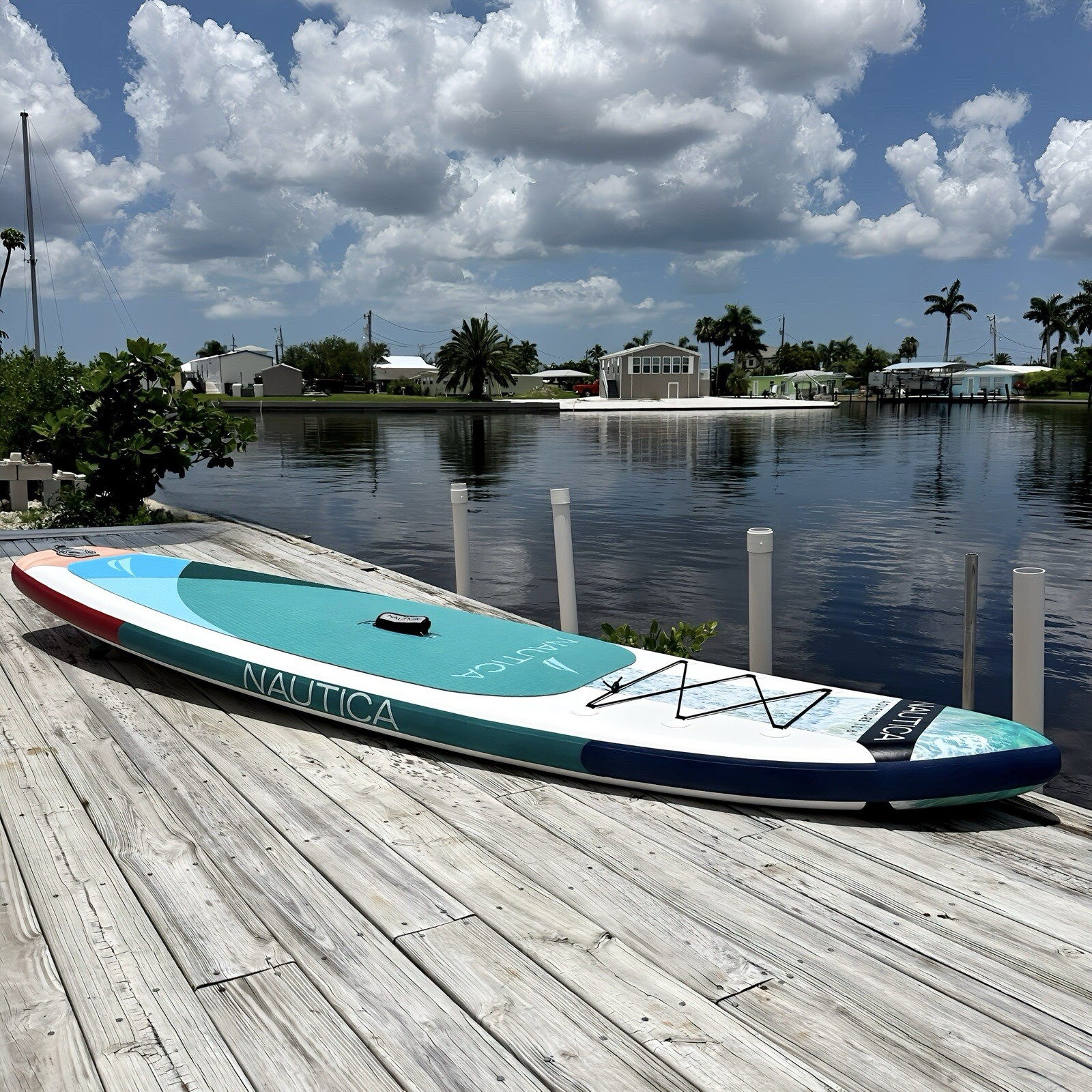 Nautica Adventure 10’6” Inflatable SUP Paddle Board | 33” Wide 325lb w/ Pump