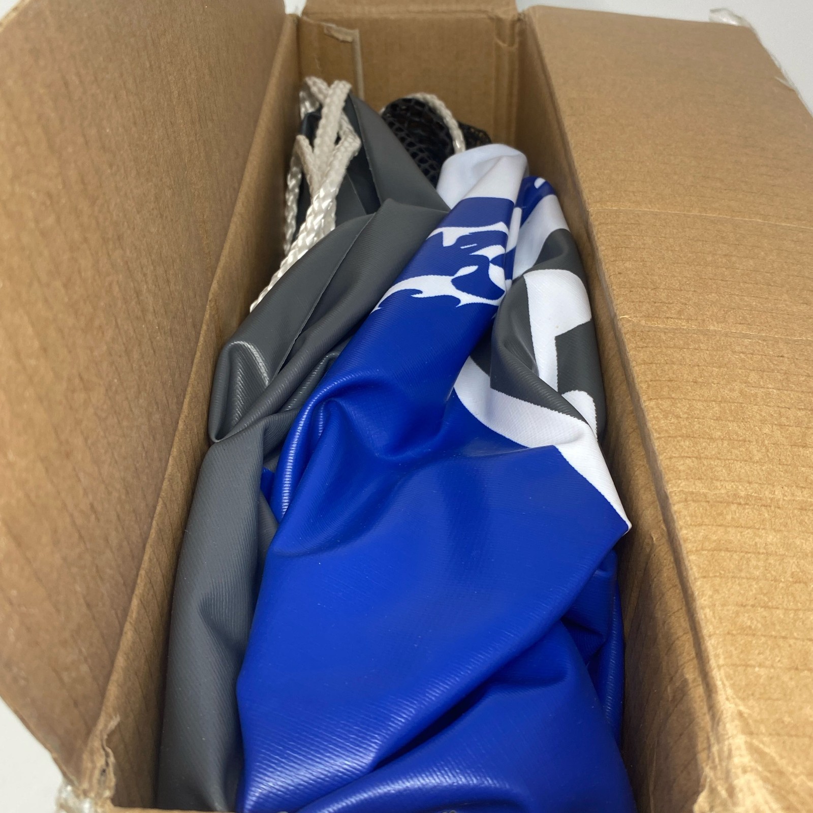 Intex River Run 1 Blue/White 53in Inflatable Tube w/ Backrest & Cups