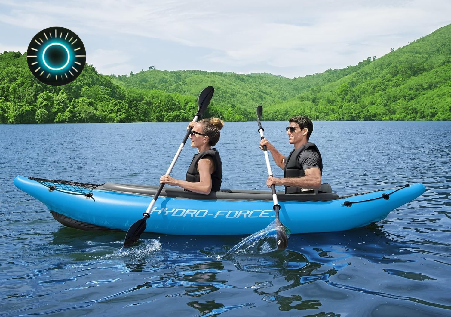 Bestway Hydro-Force 2-Person Ventura Elite Inflatable Kayak Set FREE SHIPPING