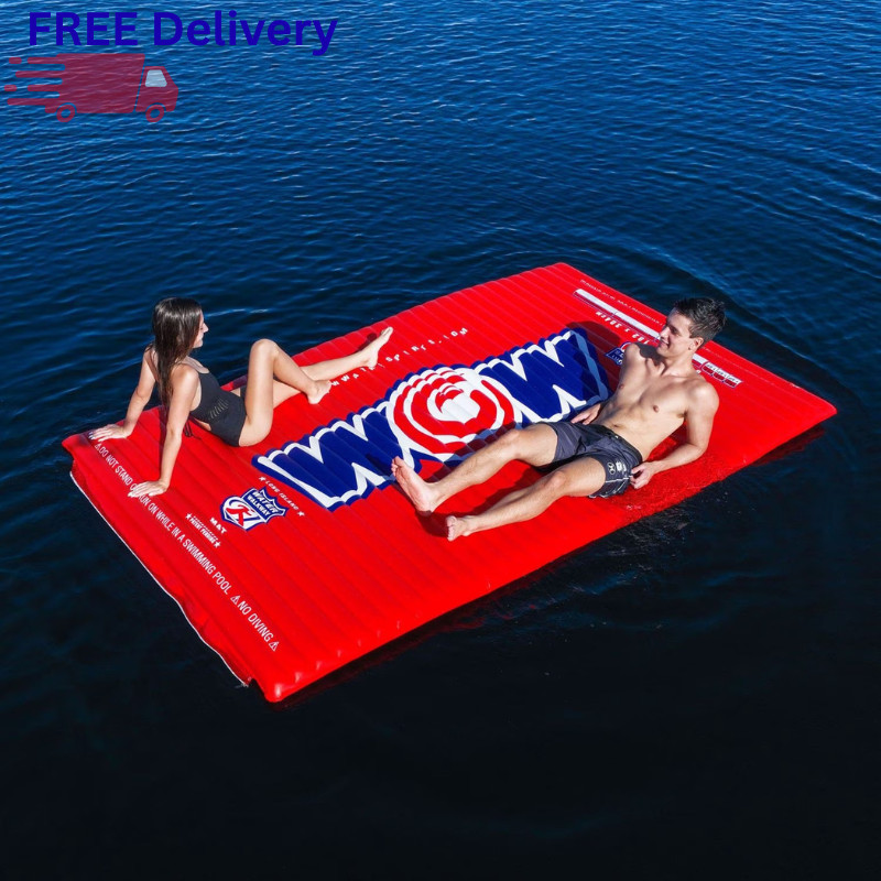 WOW Sports 10ft Water Walkway 2-Pack Inflatable Lake Dock Float Boat Connector
