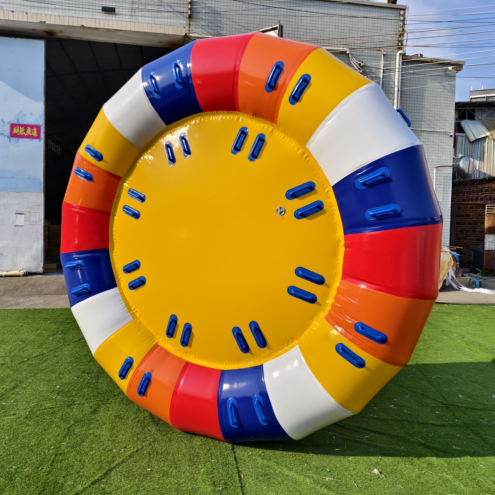 Inflatable Water Spinning Top Towable Tube 360° Rotating Disco Boat for Boats