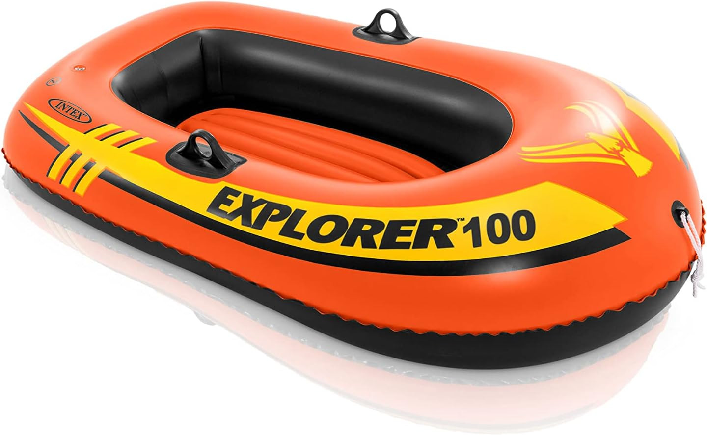 INTEX Explorer Compact Inflatable Boat Series: Dual Air Chambers – Welded Oar Lo
