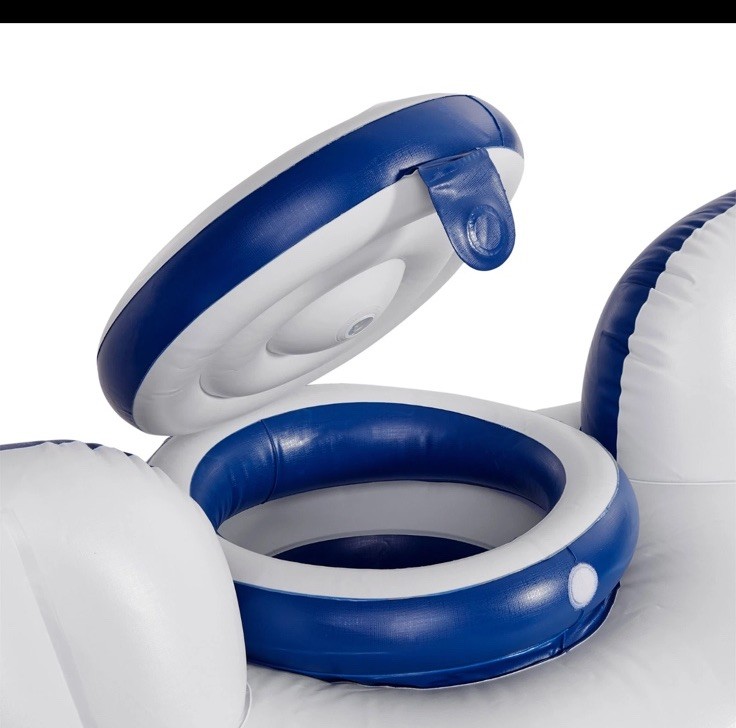 Intex River Run 2 Person Inflatable Tube Raft Float with Cooler Brand New!