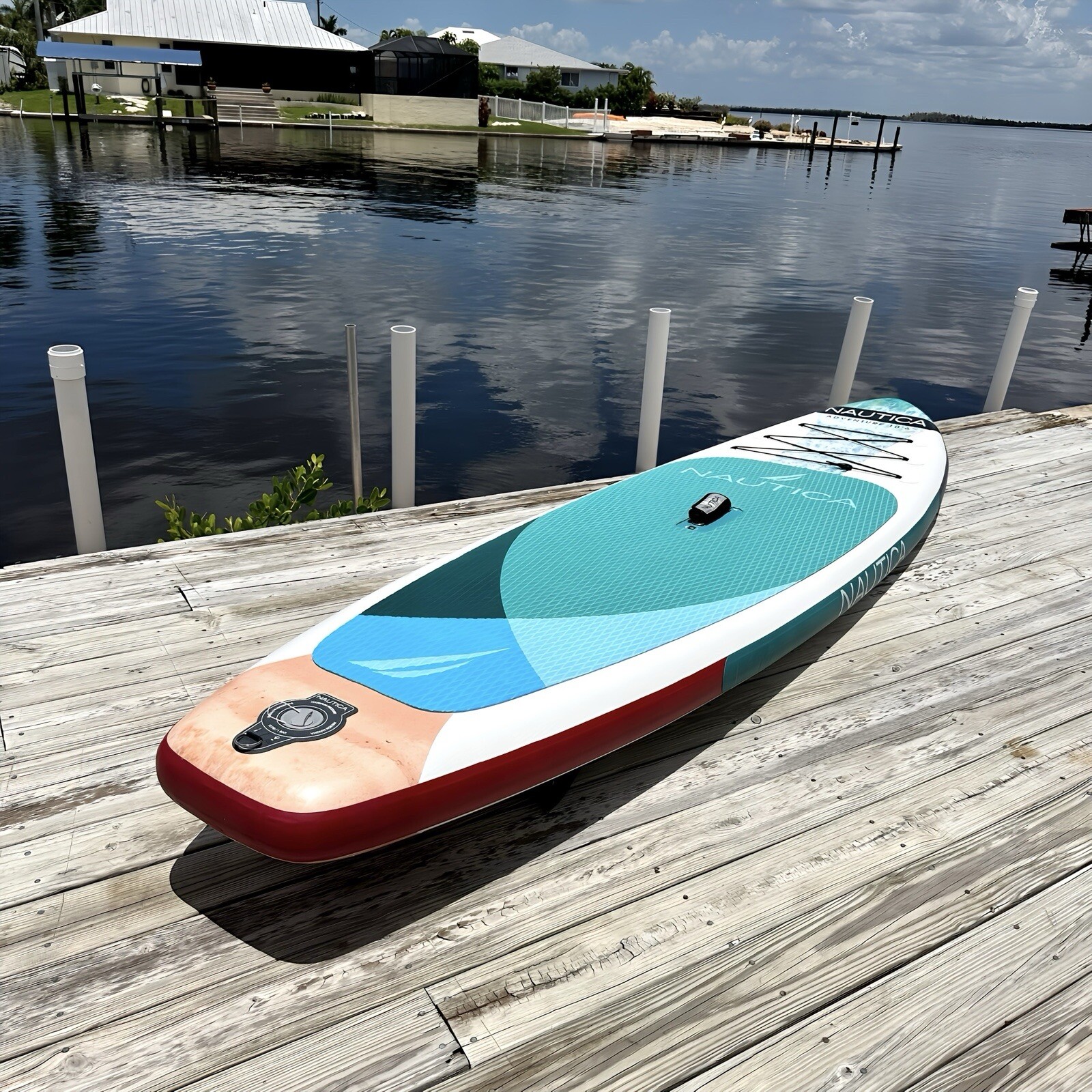 Nautica Adventure 10’6” Inflatable SUP Paddle Board | 33” Wide 325lb w/ Pump