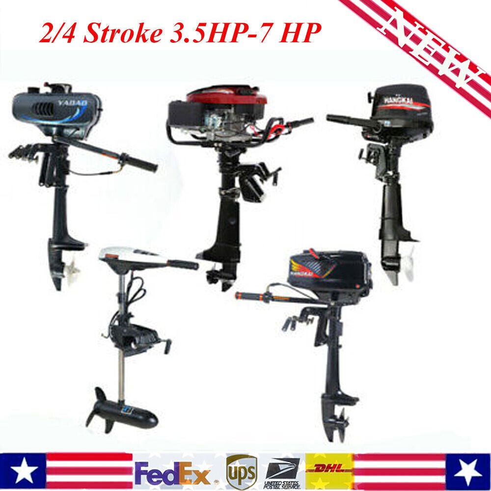 2/4 Stroke 3.5/3.6/4/6.5/7 HP Outboard Motor Boat Engine Air/Water Cooling CDI