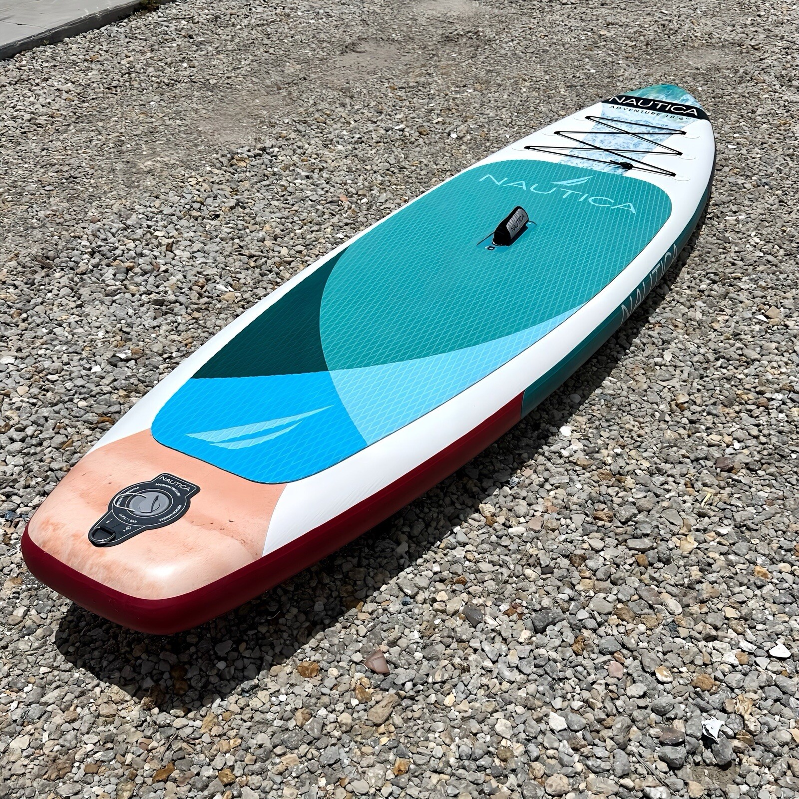 Nautica Adventure 10’6” Inflatable SUP Paddle Board | 33” Wide 325lb w/ Pump