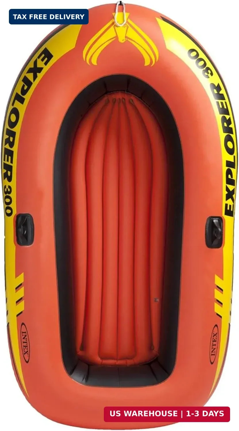 Explorer Compact Inflatable Boat Series: Dual Air Chambers – Welded Oar Lo