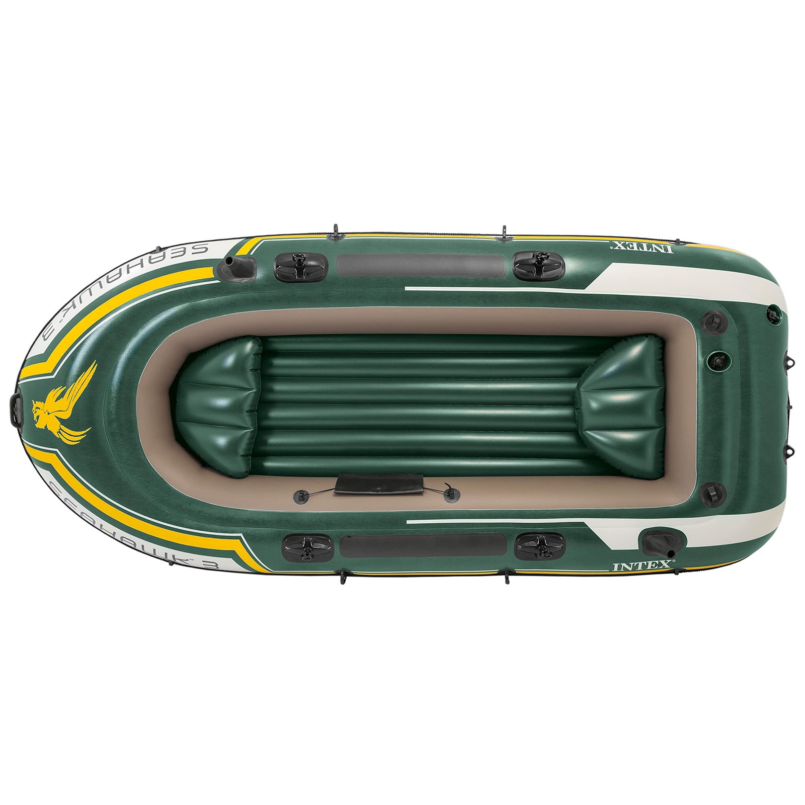 Intex Seahawk 3 Inflatable Boat For 3 Persons With Oars Pump And Accessories